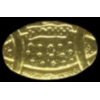 FOOTBALL PIN GENERIC GOLD FOOTBALL PIN